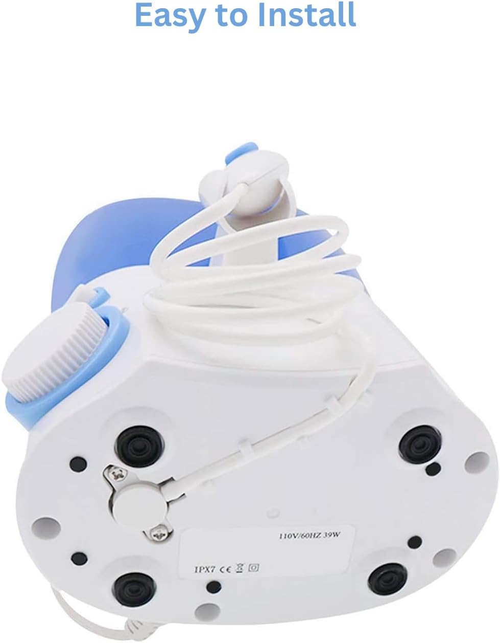 Waterpik Replacement Hose and Handle for WP-100 WP-300 WP-660 WP-900 Series - Oral Irrigator Accessories Parts for Dental Care & Teeth Cleaning at Home