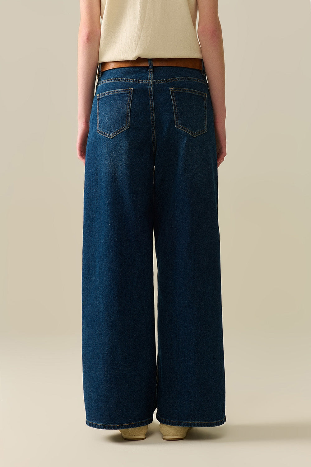 Dark Wash Plus Size Women's Jeans - Comfortable Stretch Denim for Casual Wear & Everyday Outfits