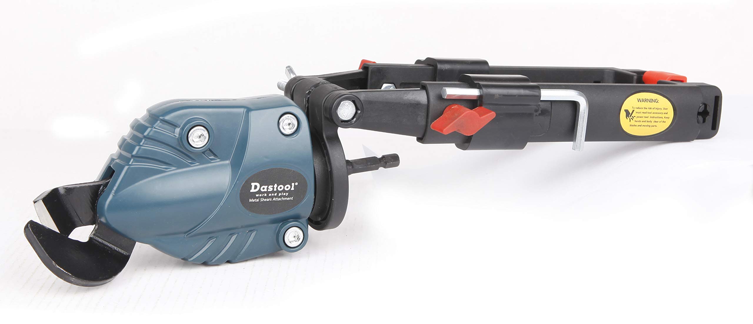 Heavy Duty Metal Shears Attachment for Cordless Drill & Impact Driver - Perfect for Cutting Sheet Metal, HVAC, and DIY Projects