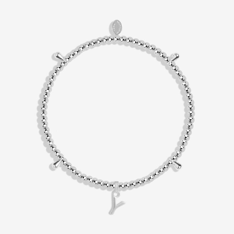 Joma Jewellery Alphabet 'Y' Bracelet - Elegant Initial Charm for Women - Perfect for Gifts, Birthdays & Everyday Wear