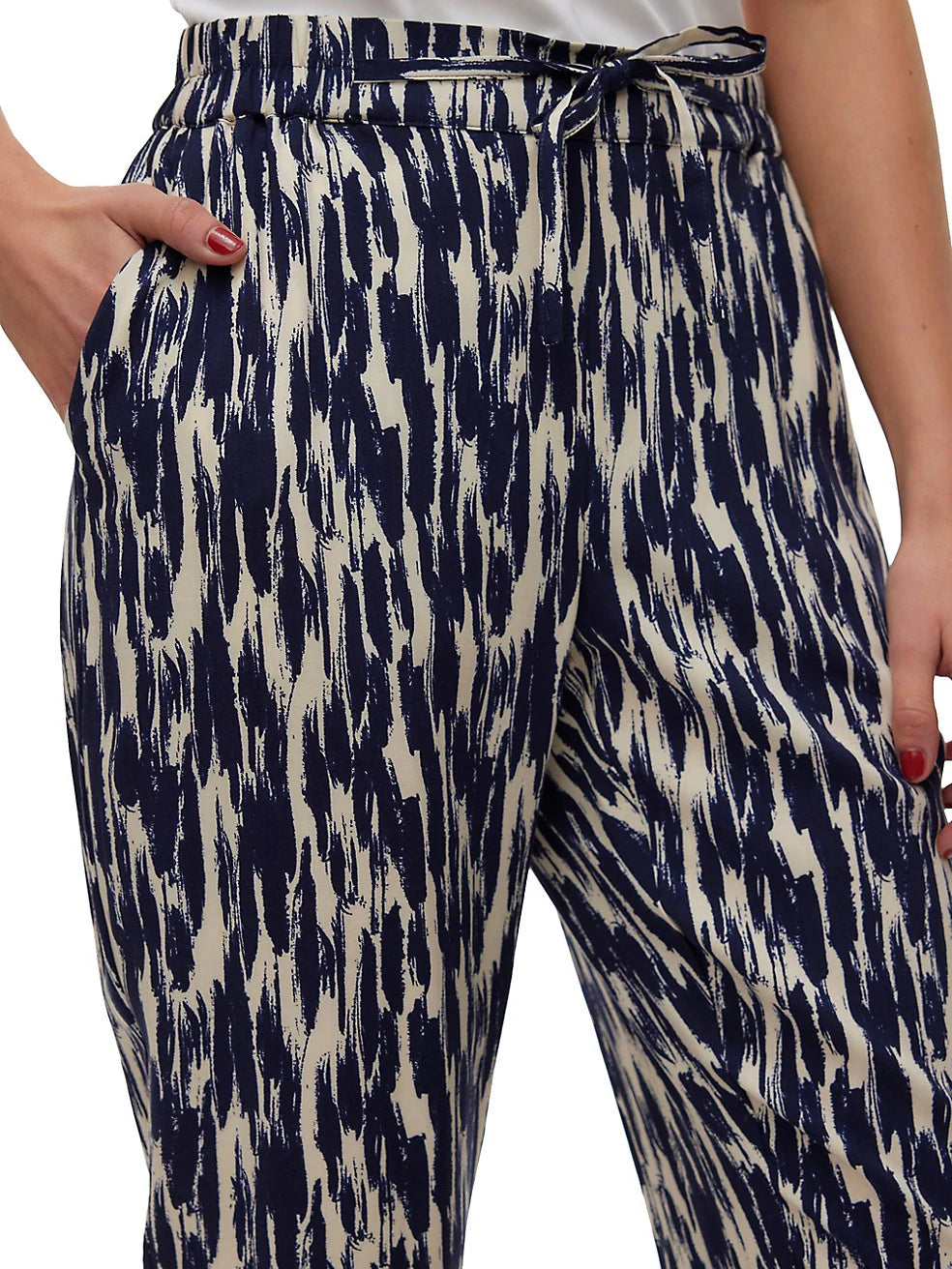 Vero Moda Women's Loose Fit Comfortable Easy Pants - Casual High Waist Trousers for Work, Travel & Everyday Wear
