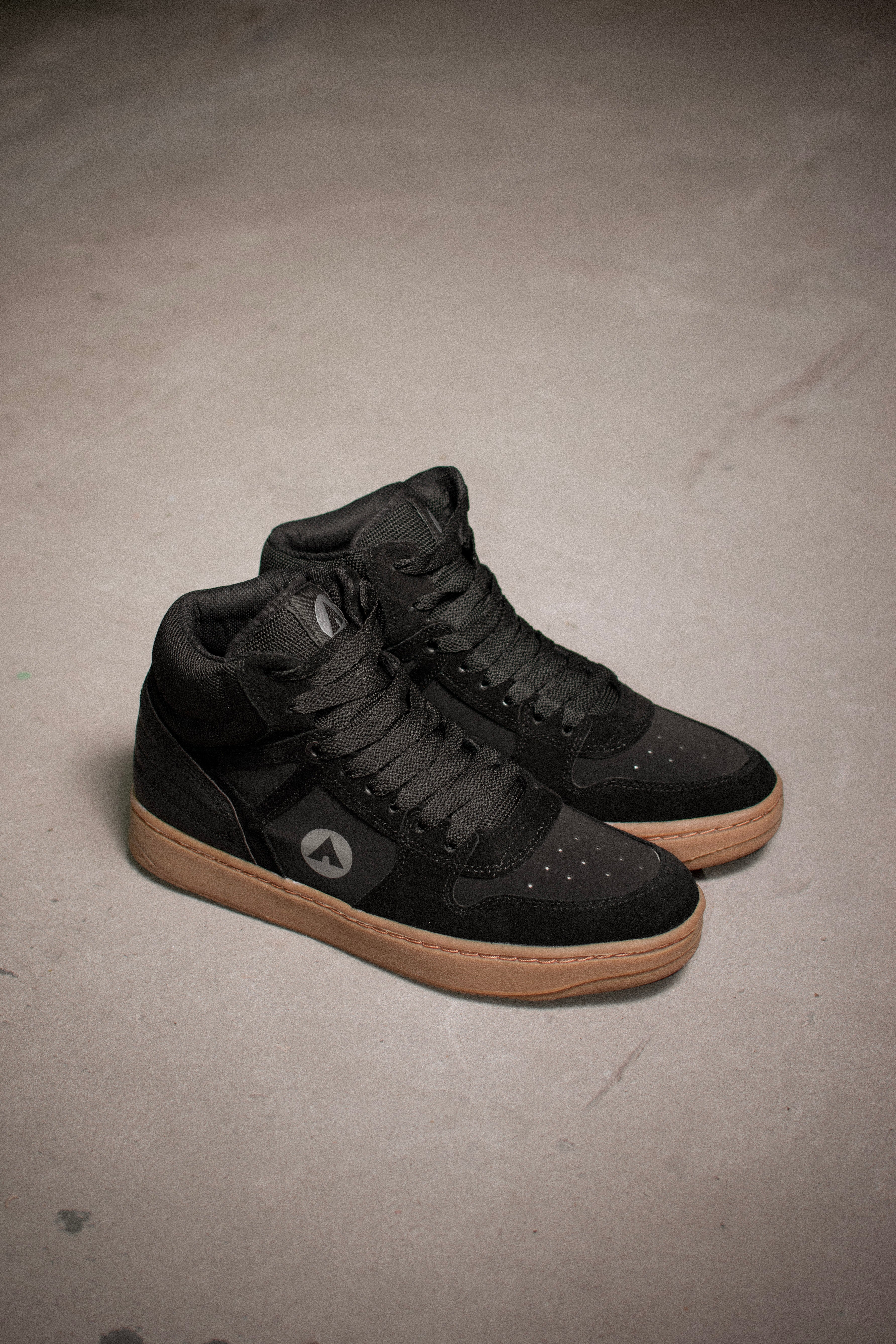 Air Walk H Brick Black Gum Sneakers - Comfortable Casual Shoes for Men & Women - Perfect for Walking, Running, and Everyday Wear