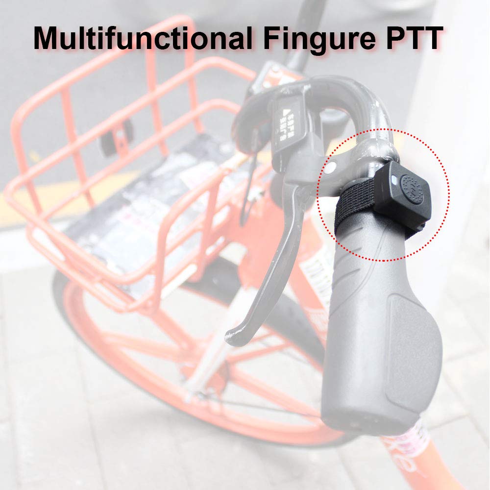 BAOFENG K1 Plug PTT Earphone with Noise Cancelling Mic - Hands-Free Wireless Headset for UV-82 UV-5R Walkie Talkies (K Plug Connector) - Ideal for Construction, Security, Outdoor Adventures & Event Coordination