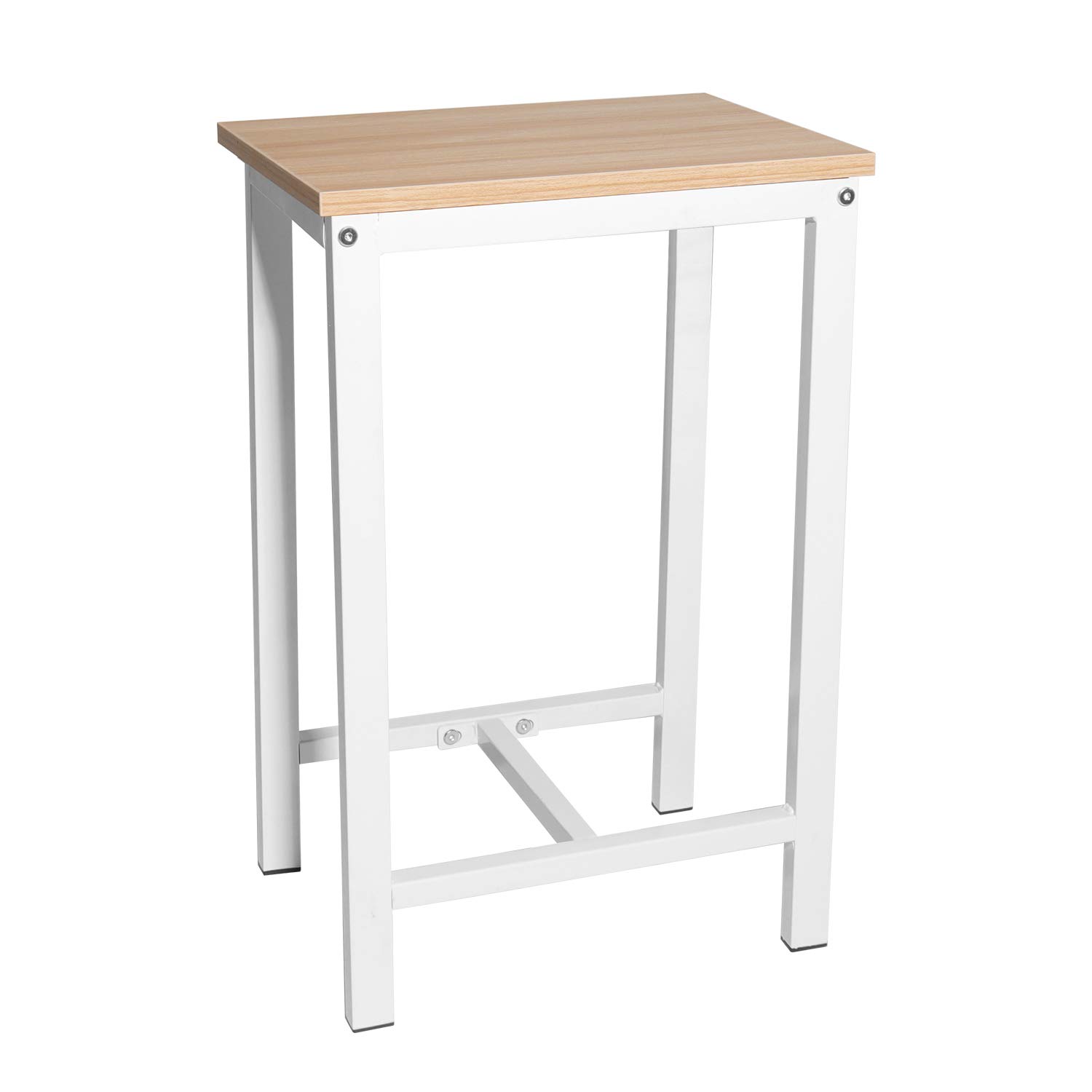 5-Piece White Kitchen Table and Chairs Set for 4 - Compact Breakfast Nook for Small Dining Rooms & Kitchens | Perfect for Family Meals, Coffee Time & Small Space Dining