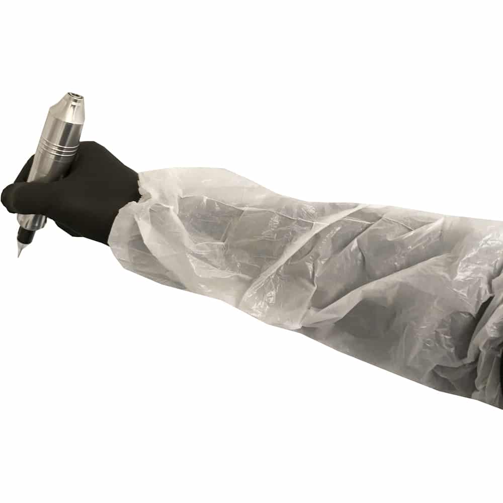 Disposable Tattoo Arm Sleeve Cover - Protective Barrier for Tattoo Aftercare, Sanitary Tattooing - Ideal for Tattoo Artists, Clients & Healing Skin Protection