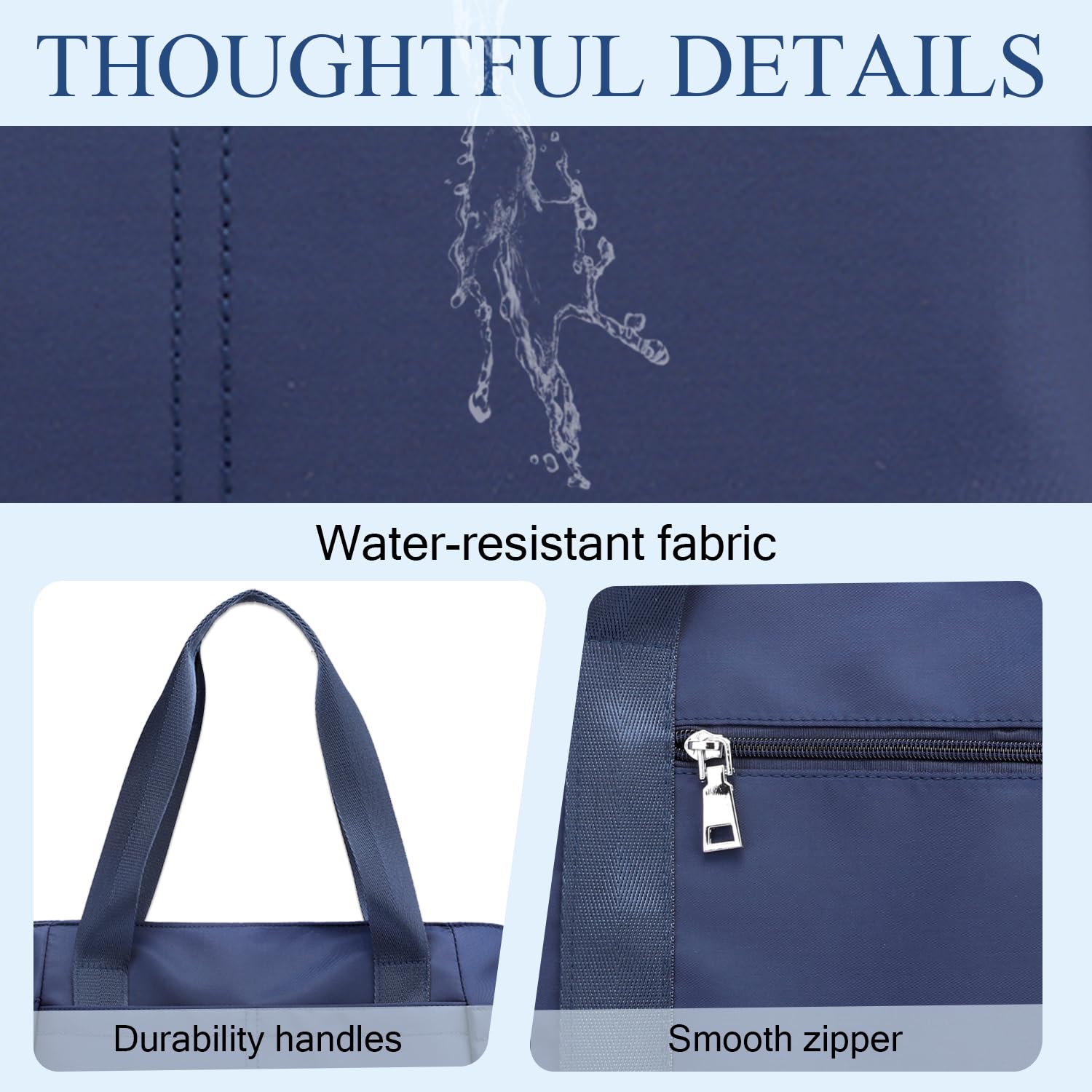 PlasMaller Lightweight Packable Carry On Duffle Bag - Waterproof Travel Duffel for Gym, Sports, Weekend Trips & Airplane Cabin Luggage | Perfect for Workouts, Hiking, Camping & Business Travel