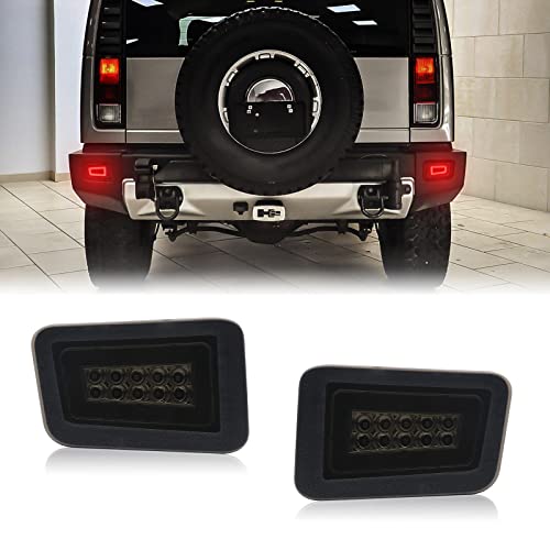 D, H2 2005-2009 Rear Fog&Brake Lights, Smoked Lens