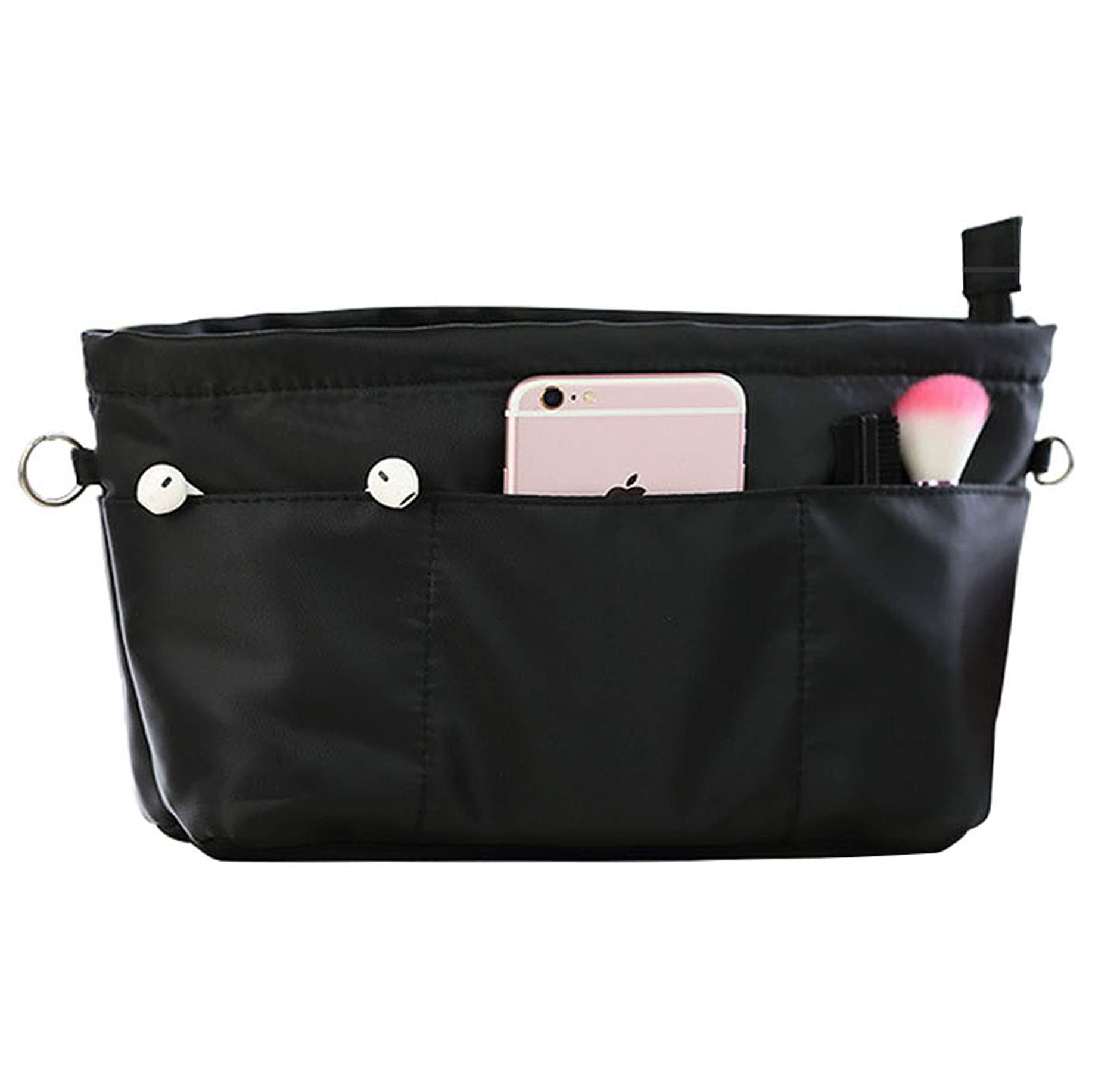 Lckaey Purse Organizer Insert for Neverfull GM MM Graceful PM - Black 3055 | Handbag Organizer for Louis Vuitton Bags | Perfect for Travel, Work & Daily Use