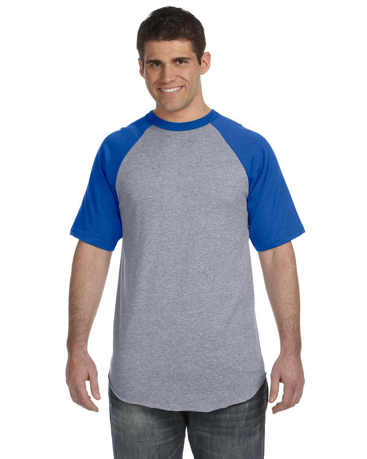Augusta Sportswear 423 Adult Short Sleeve Baseball Jersey - Breathable Performance Tee for Baseball, Softball & Casual Wear - Team Uniforms, Practice & Fan Apparel