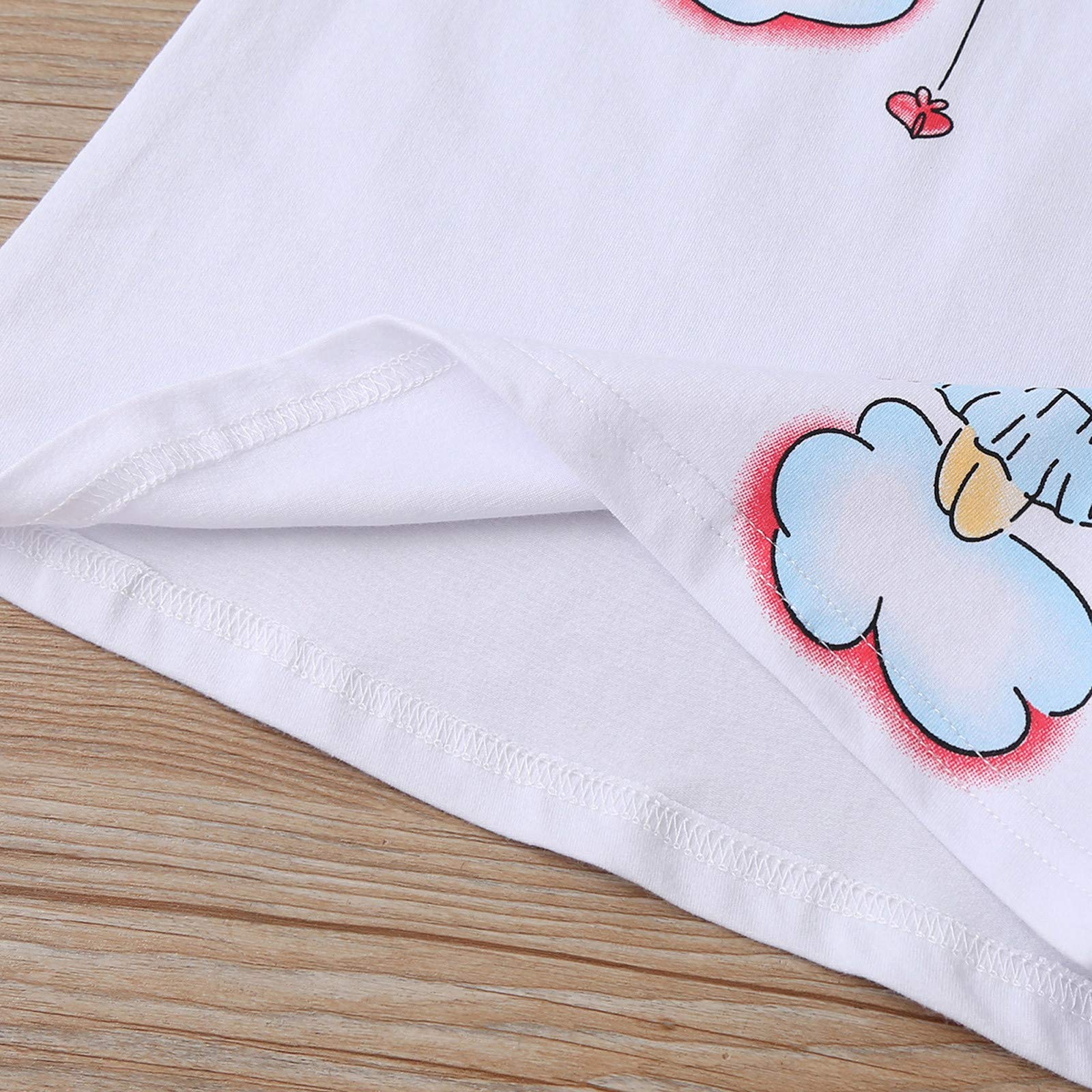 Toddler Girls & Boys Short Sleeve T-Shirt - Cute Easter Cartoon Print Cotton Tee for Kids | Perfect for Spring Outfits, Easter Celebrations & Playdates