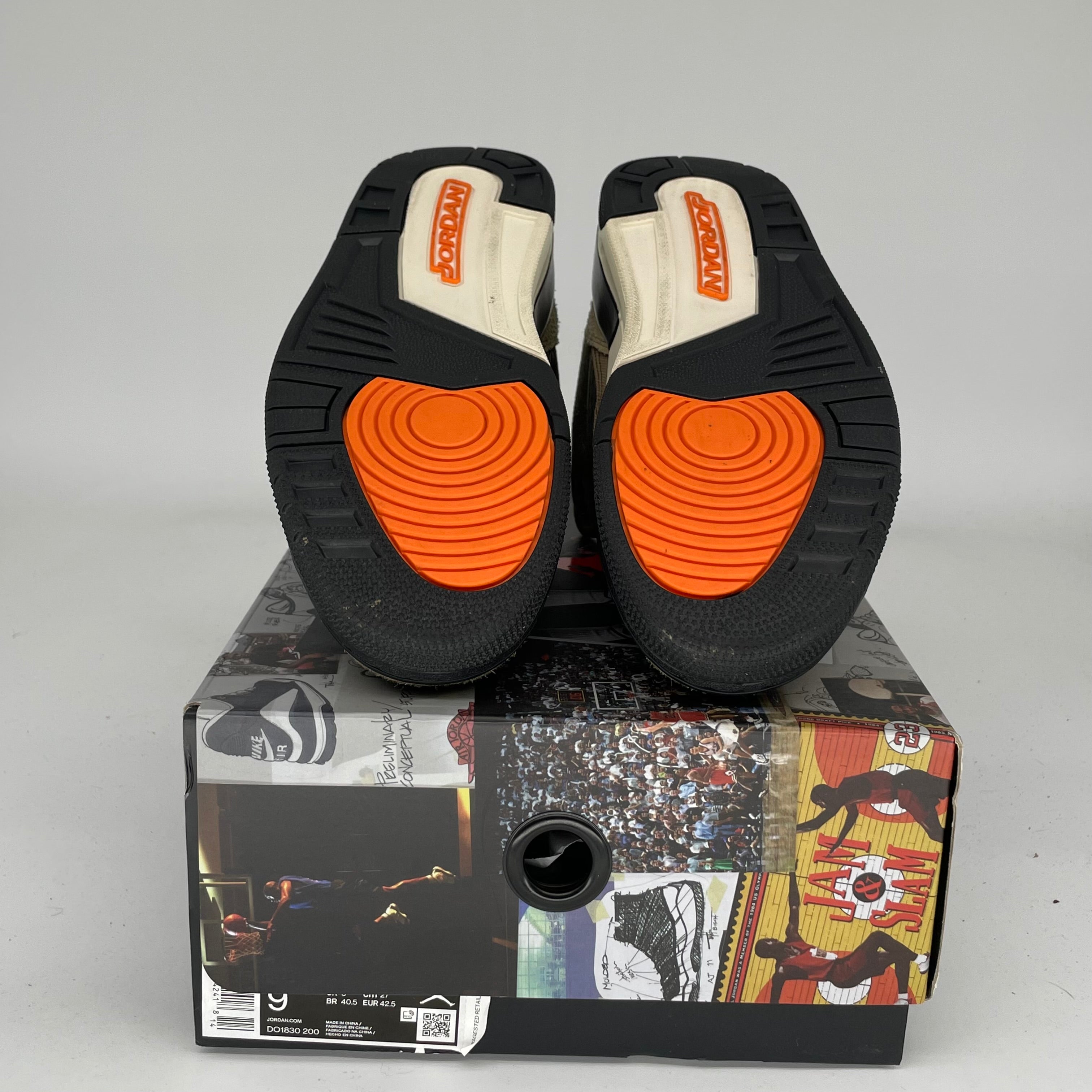 Air Jordan 3 Patchwork Camo Sneakers - Men's Size 9 (DO1830-200) | Retro Basketball Shoes for Streetwear & Casual Outfits