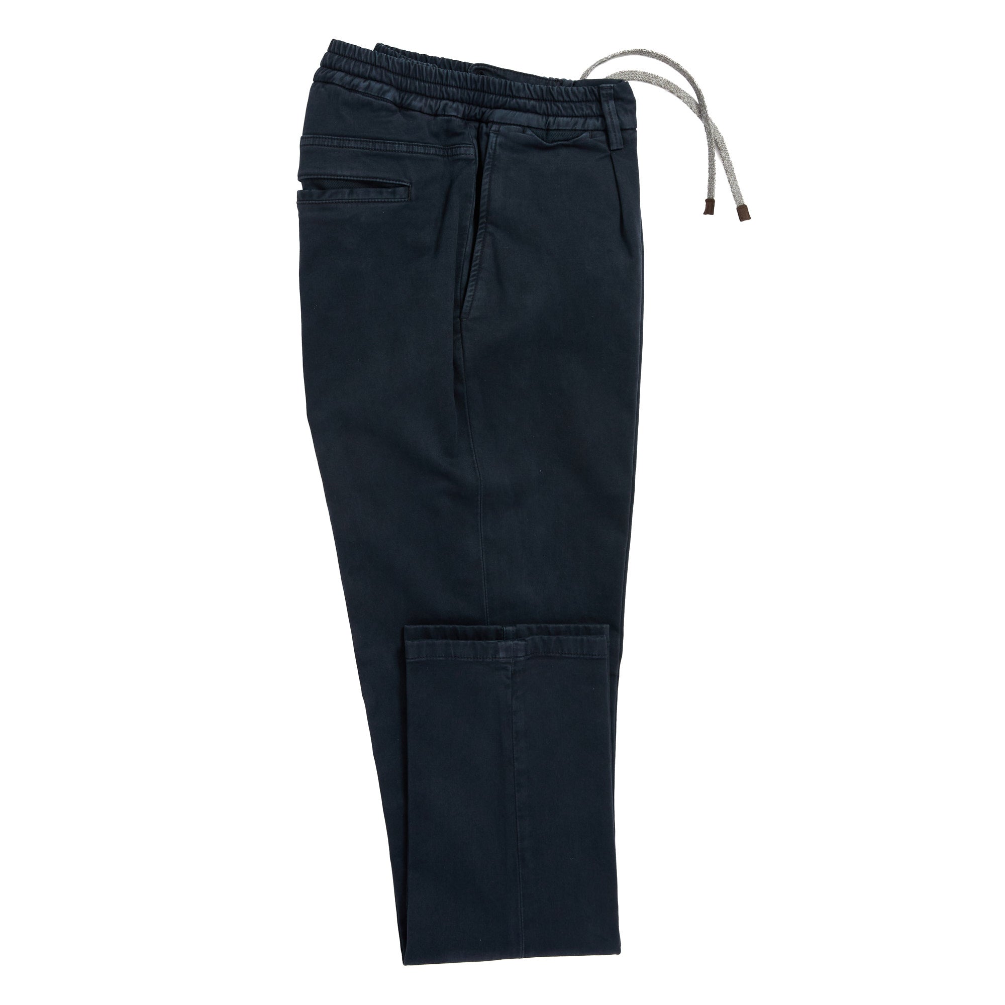 FRADI Men's Cotton Stretch Jogger Pants - Comfortable Slim Fit Chino Joggers for Casual Wear & Workout | Navy Blue Casual Pants for Running, Gym, Travel & Everyday Use