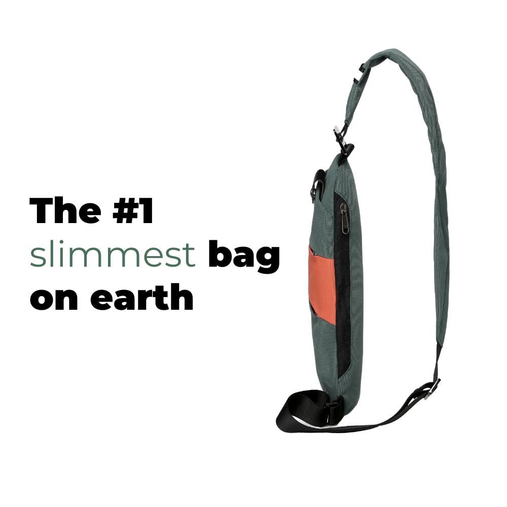 Original Slim Anti-Theft Crossbody Bag for Women - Lightweight RFID Blocking Purse with Adjustable Strap - Perfect for Travel, Shopping & Daily Use (Purple)