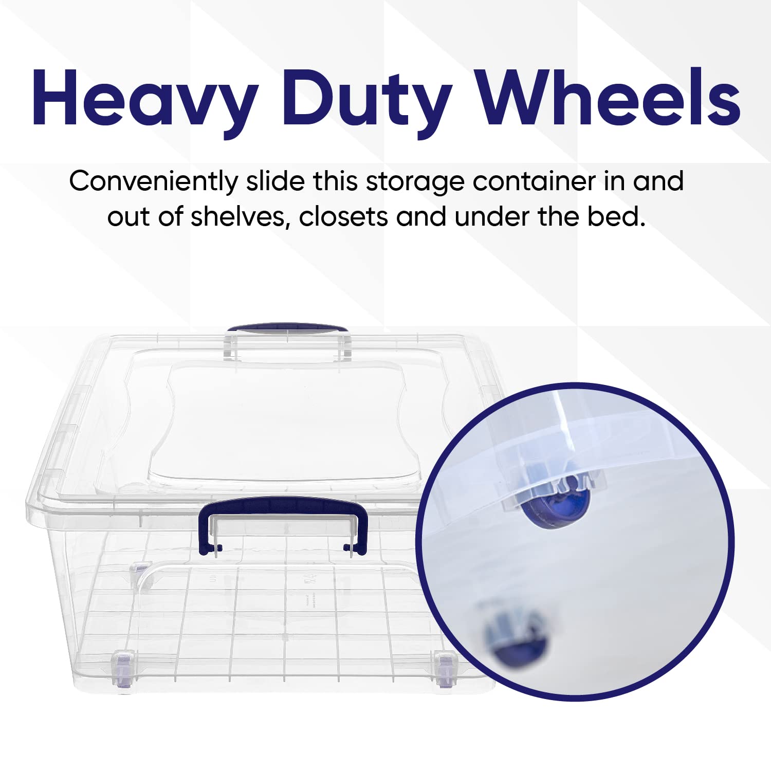 Superior Clear Plastic Storage Bins with Lids - 42 Quart Stackable Organizing Containers (2 Pack) | BPA Free & Odorless | Perfect for Home Organization, Dorm Rooms, Pantry Storage & Closet Decluttering