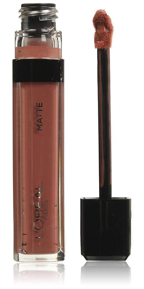 L'Oréal Paris Infallible Matte Lip Gloss - Long Lasting Liquid Lipstick, Shade 401 Amen | Vegan & Cruelty-Free Makeup for Everyday Wear & Special Occasions