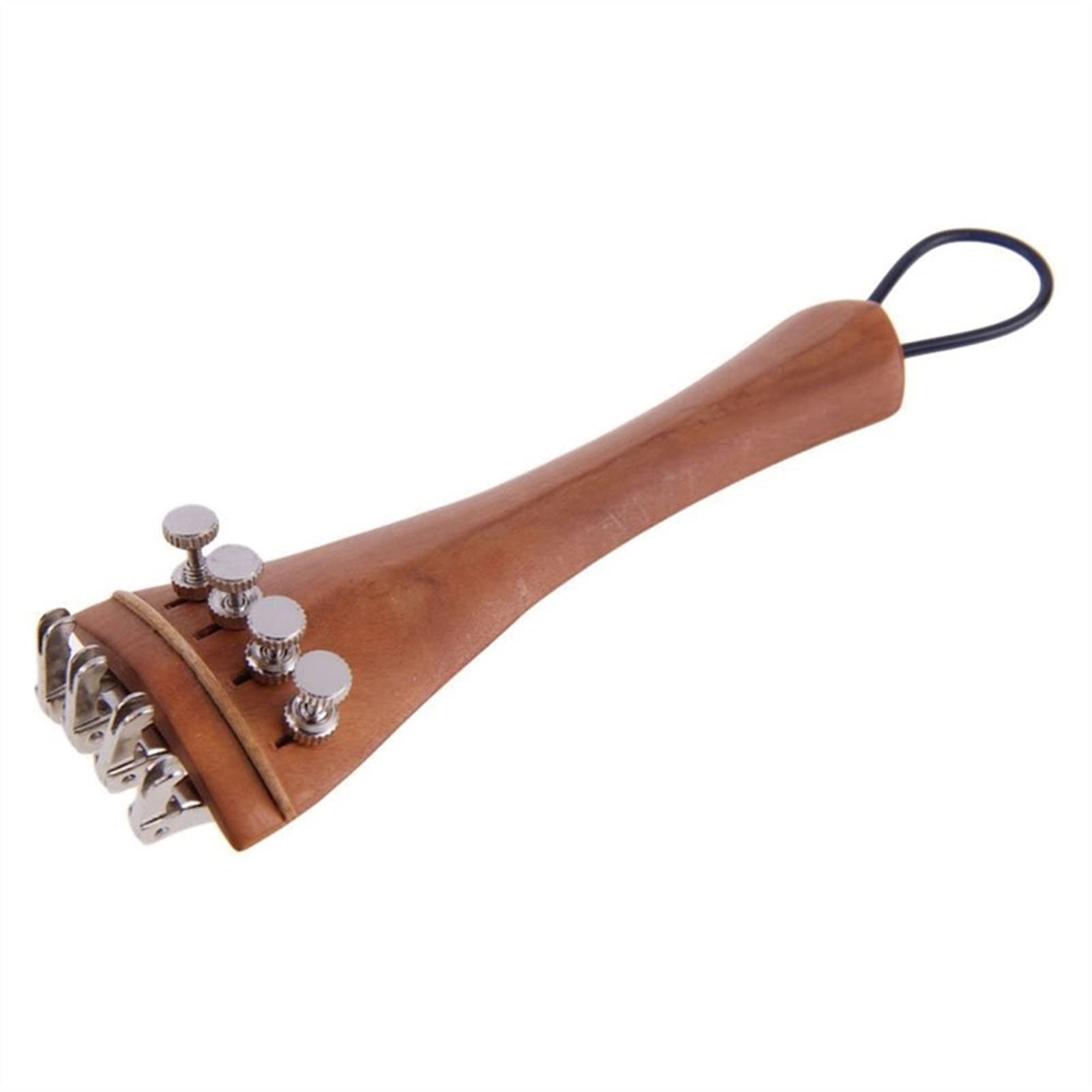 4/4 Violin Accessories Kit - Chin Rest, Tailpiece, Fine Tuner, Tuning Peg, Tailgut, Endpin & Strings | Professional Violin Parts & Maintenance Tools for Musicians & Students