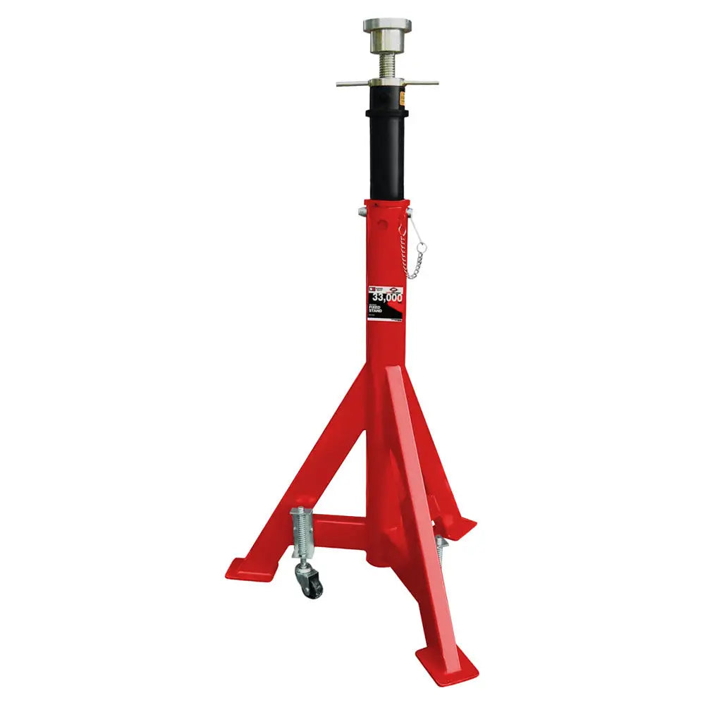 16.5 Ton Fixed High Truck Stand - Heavy Duty Vehicle Support for Auto Repair & Maintenance - Ideal for Trucks, SUVs, and Large Vehicles in Garages & Workshops