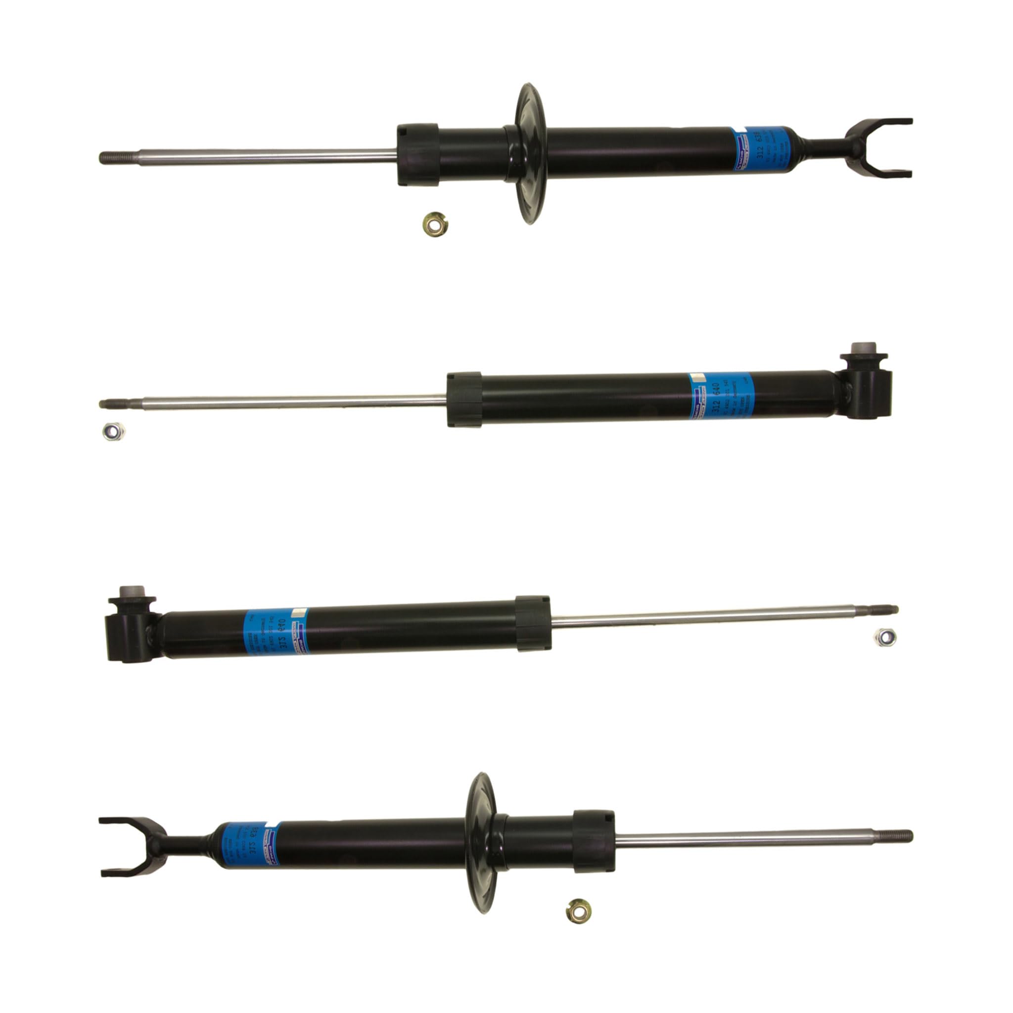 Sachs Front & Rear Shocks for Audi Quattro 2005-2010 (77-651376Q) - Premium Suspension Replacement - BuyAutoParts - Perfect for Daily Commuting & Off-Road Adventures