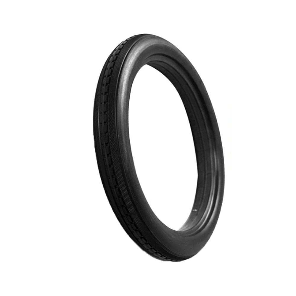 14 Inch Solid Bike Tires - Airless, Anti-Slip 14x1.75 Bicycle Tires for Road Bikes, BMX, Folding Bikes & Kids Bikes - Perfect for Commuting, Off-Road & Urban Cycling