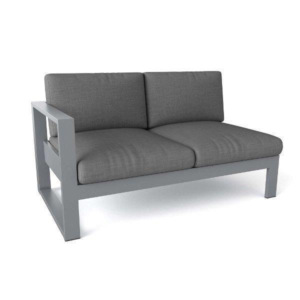 Lucca Deep Seating Right Loveseat - Comfortable Two-Person Sofa for Living Room, Patio & Outdoor Spaces | Durable & Stylish Furniture