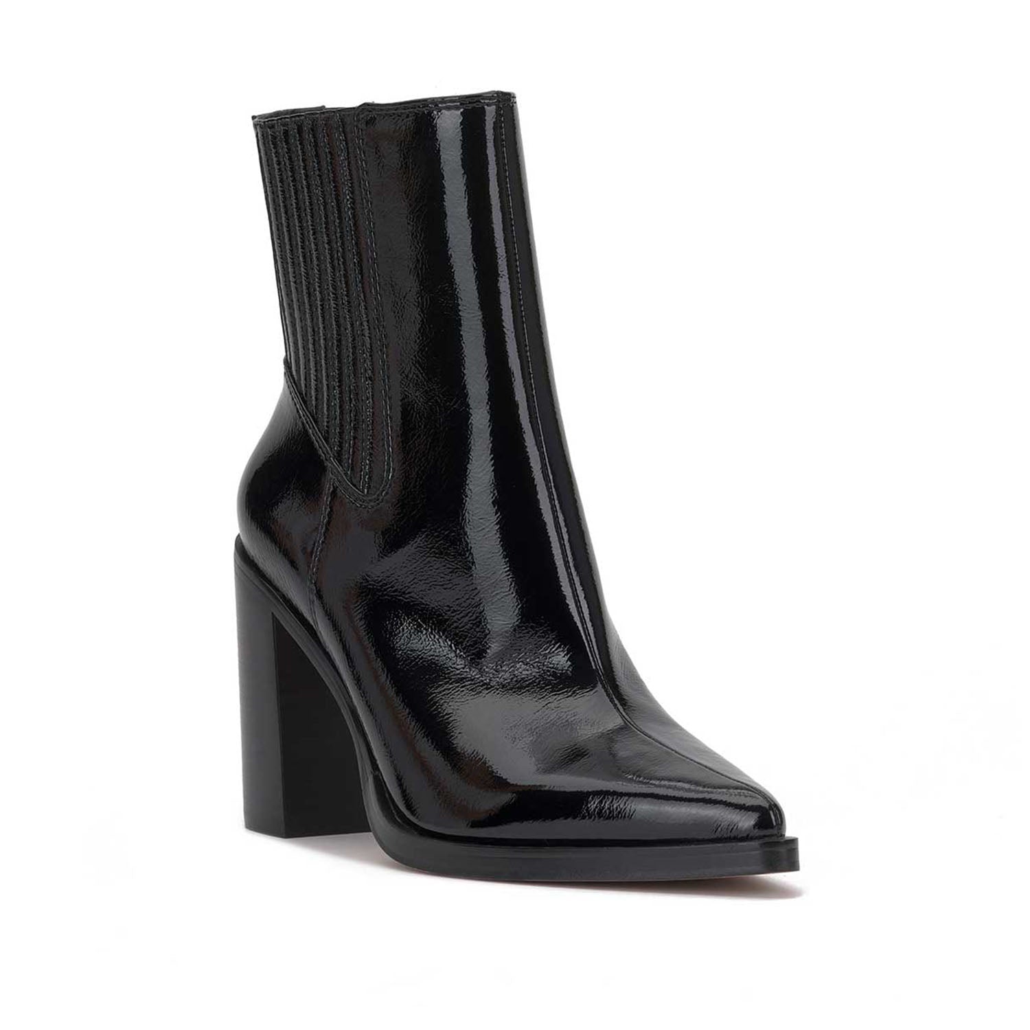 Jessica Simpson Women's Bolesia Black Leather Boots - Stylish Ankle Booties for Casual Outfits & Night Out