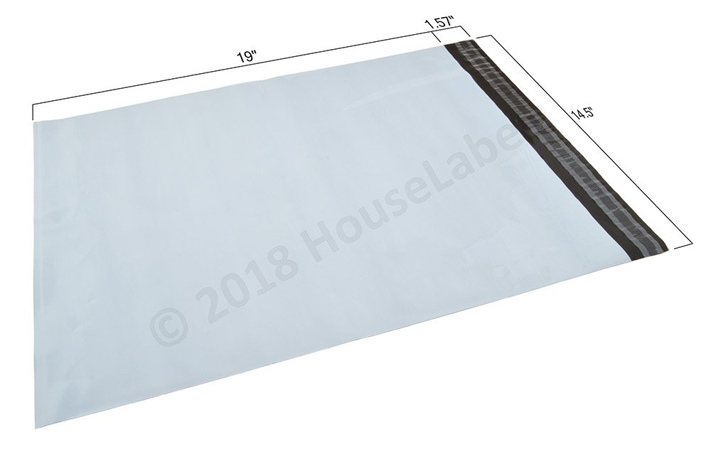 1000 Pack 14.5x19 Inches Self-Sealing Poly Mailers - 2.35 Mil Thick Plastic Shipping Envelopes for Ecommerce, Mailing Bags, Packaging Supplies - Perfect for Online Stores, Amazon FBA & Small Business Shipping