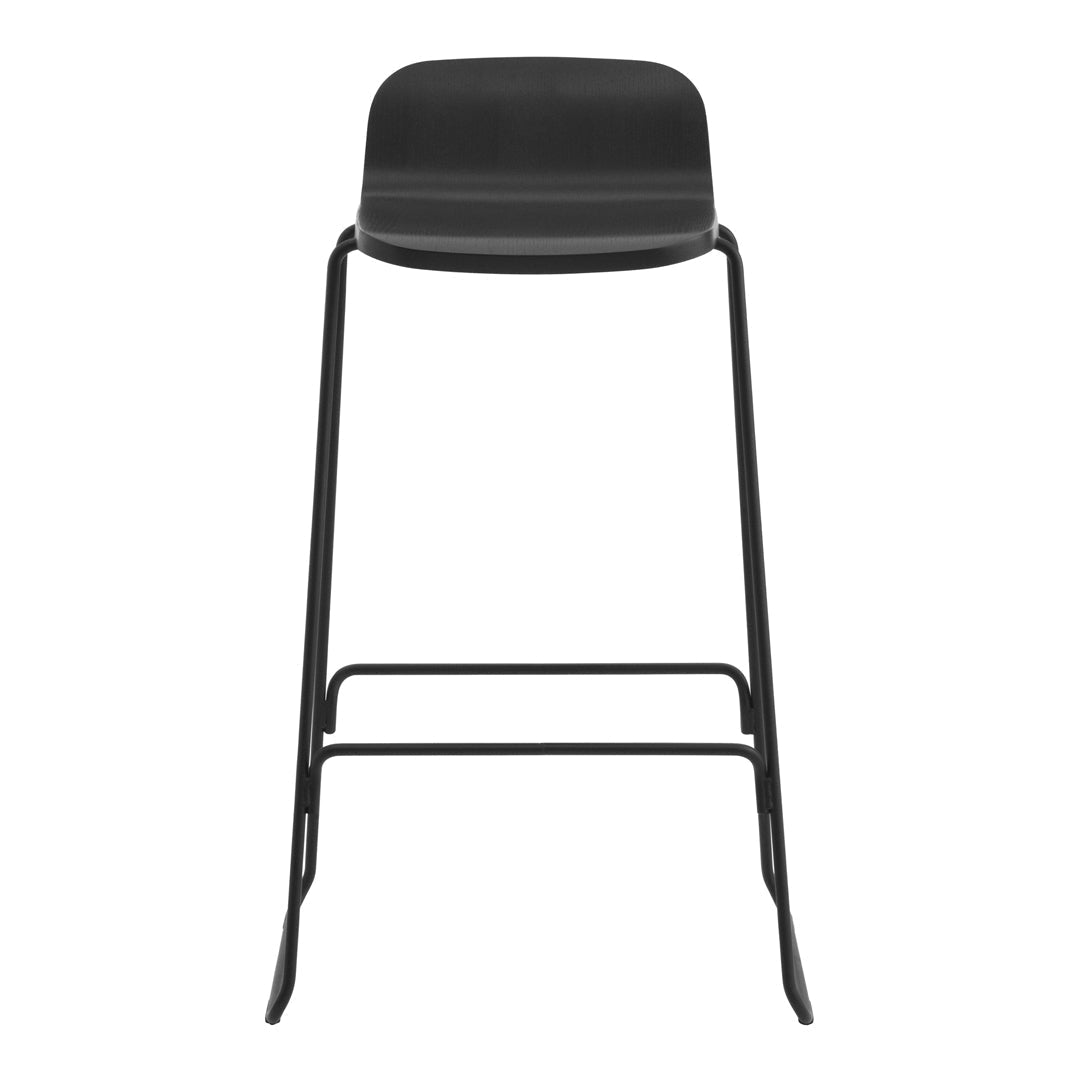 Just Bar Stool with Back - Adjustable Height Counter Stool for Kitchen Island, Breakfast Bar & Home Pub - Comfortable Back Support & Durable Metal Frame