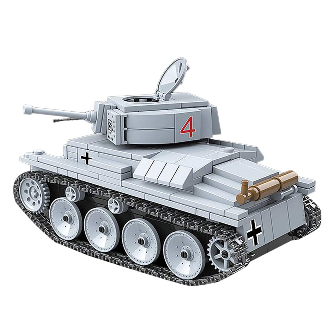 JoySeed WW2 Military Tank Building Blocks - 535 Pcs Model Kit Compatible with Lego & COBI | Collectible War Battle Tank Toy for Kids & Adults | Perfect for History Enthusiasts & STEM Education