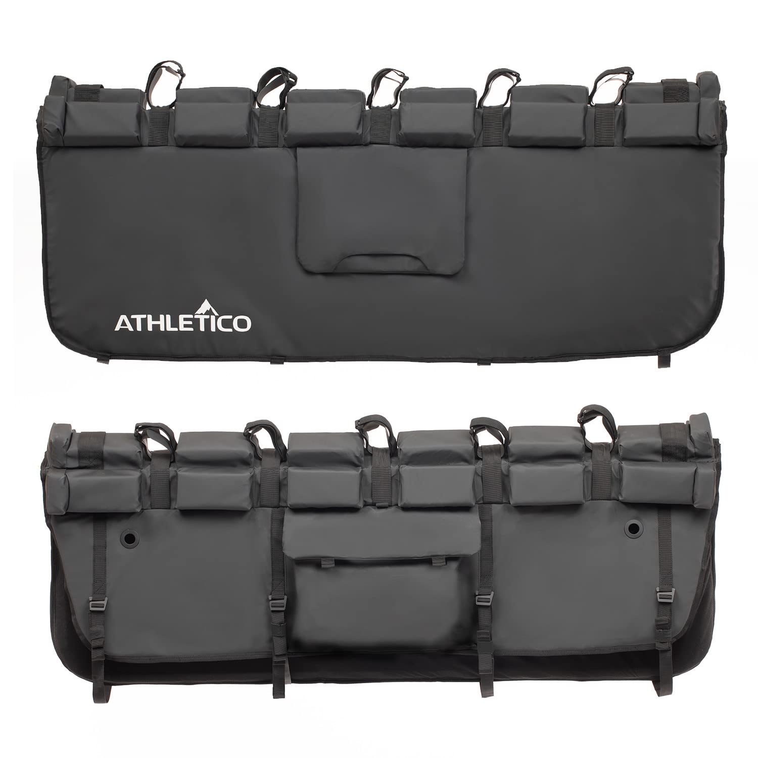 **Athletico Bike Tailgate Pad for Trucks - Heavy-Duty Truck Bed Protector for Mountain Bikes - Fits Mid-Size Trucks (54