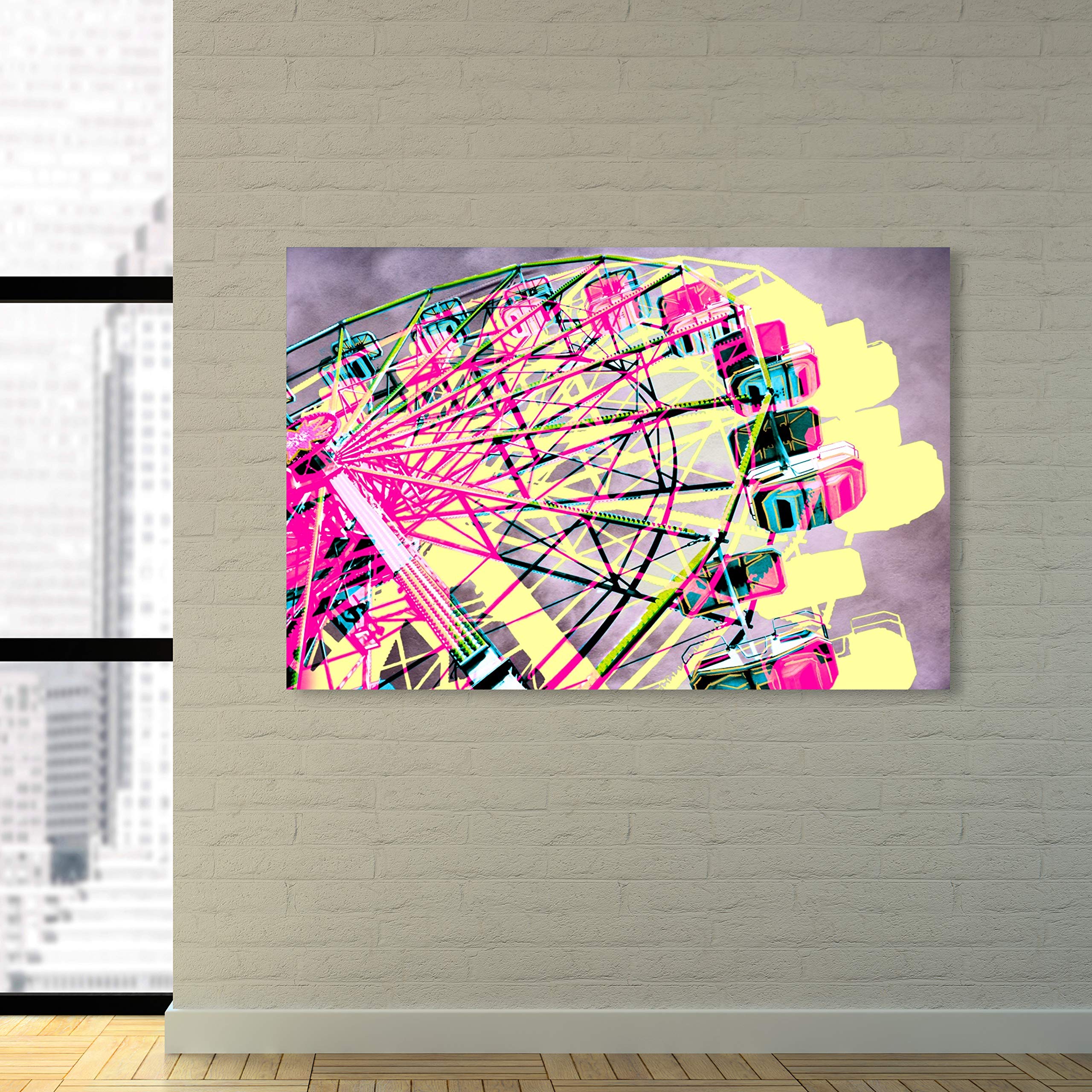 Oliver Gal Artist Co. 'Ferris Wheel' Wall Art Canvas Print - 36