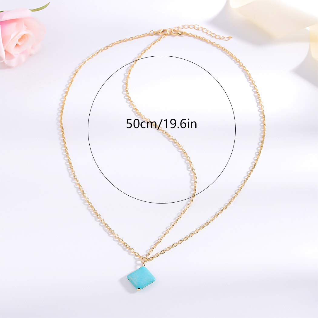 Boho Turquoise Head Chain for Women & Girls - Gold Festival Hair Accessories | Perfect for Music Festivals, Weddings & Boho Style Outfits