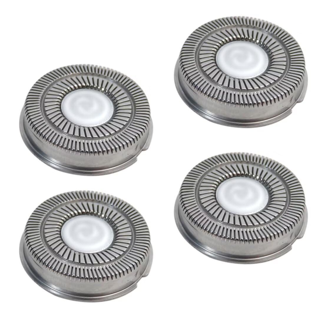 2025 New 4 Pack Replacement Shaver Heads for Skull Shaver Pitbull Gold PRO - Compatible Blades for Bald Head Shaving - Perfect for Travel, Home & Gym Use