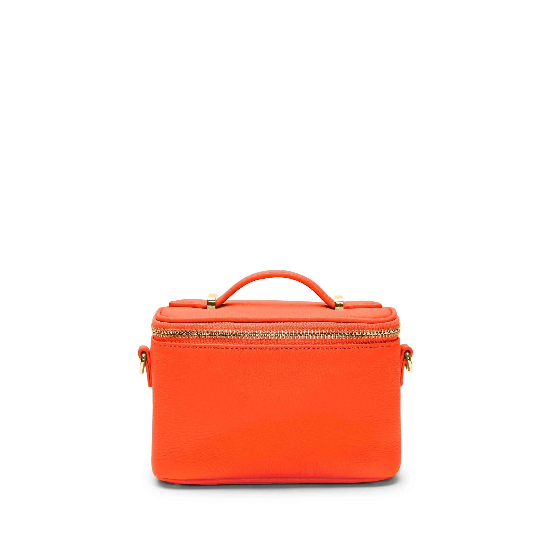 Maddie Micro Train Case Crossbody Bag - Stylish & Compact Clementine Orange Handbag for Women | Perfect for Travel, Work & Everyday Use