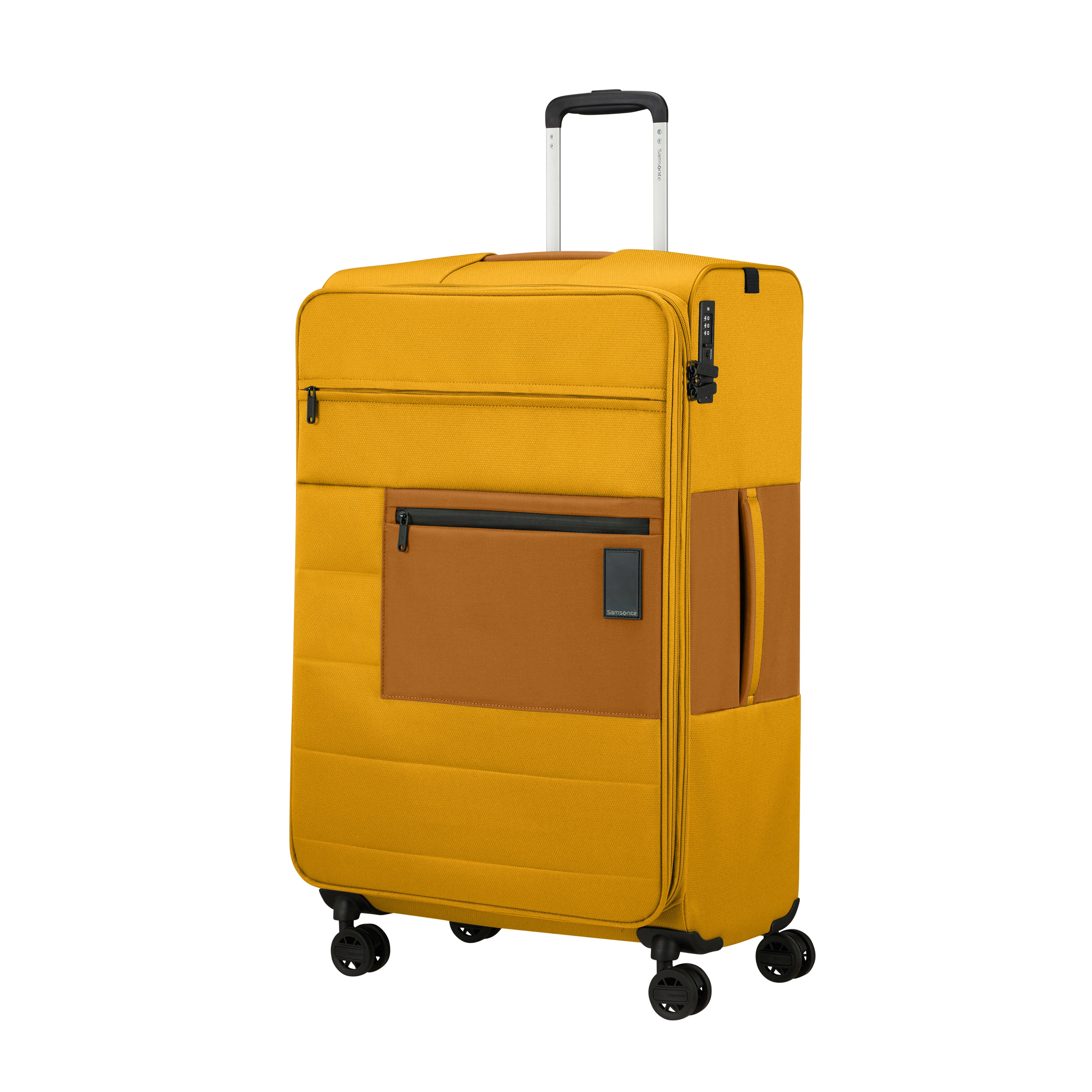 Samsonite Vaycay 3 Piece Spinner Luggage Set - Lightweight Expandable Suitcase with 360° Wheels for Travel, Business & Vacation (Black) - Perfect for Airplane Carry-On, Road Trips & Family Getaways