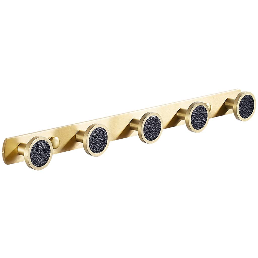Premium Brass Wall-Mounted Coat Hooks - Heavy Duty Luxury Coat Rack for Jackets, Hats & Bags - Space Saving Entryway, Bedroom & Closet Organization Solution