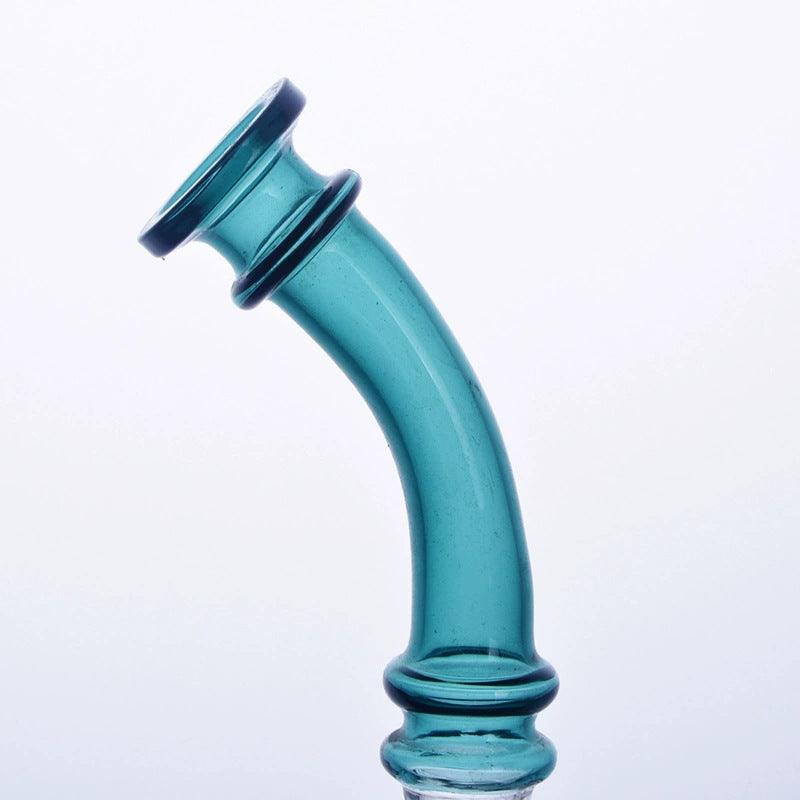 Premium Clear Borosilicate Glass Dab Rig - Portable Water Pipe for Concentrates & Tobacco | Lightweight Design for Travel & Home Use | Perfect for Dabbing, Smoking Sessions & Relaxation
