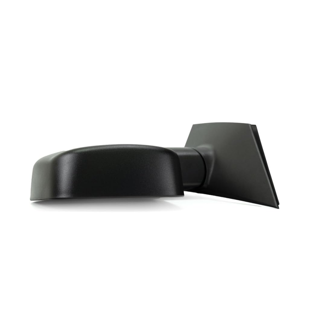 2008-2014 GMC Savana 1500 Driver Side Textured Black Manual Foldable Dual Glass Door Mirror (GM1320395, 20838065) - Perfect for Replacement & Off-Road Adventures