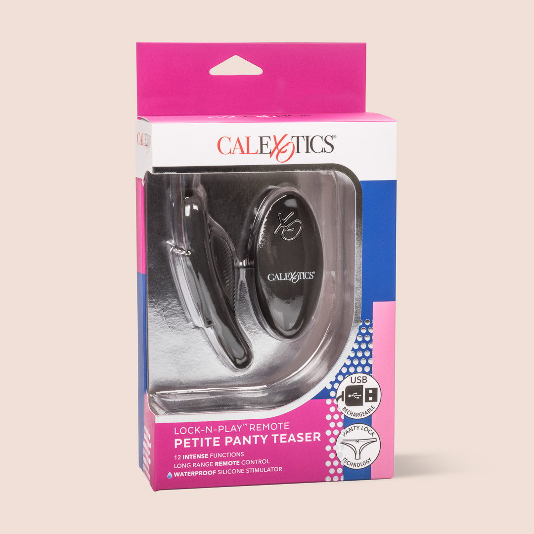 Lock N Play™ Remote Petite Panty Teaser - Silicone Adult Toy for Couples Play | Discreet Wear Under Clothes | Perfect for Date Night & Spicing Up Relationships