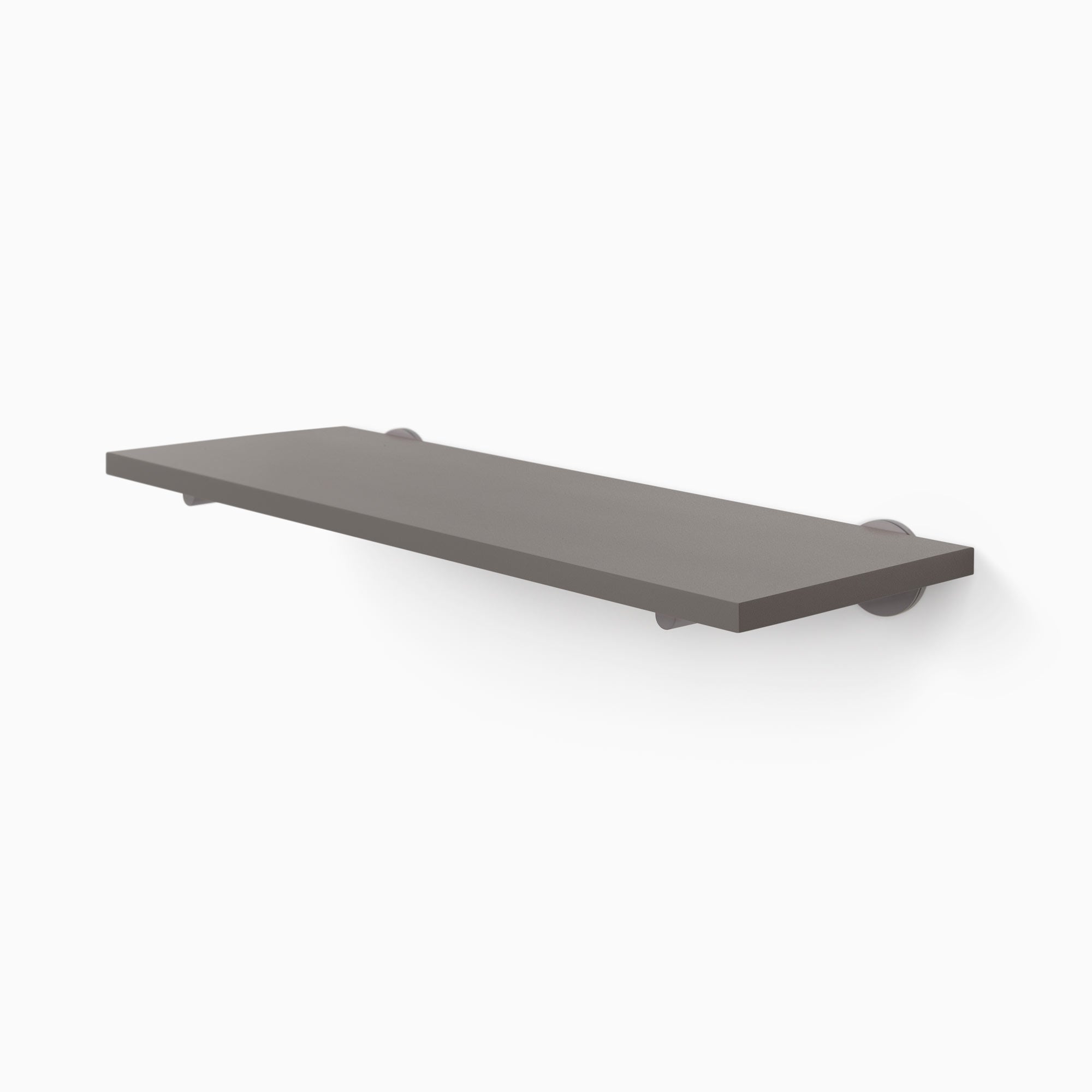 Modern Floating Wall Shelf - Roderick Arsenic Finish - Rustic Wooden Shelves for Living Room, Bedroom, Bathroom & Office Decor - Space Saving Storage Solution