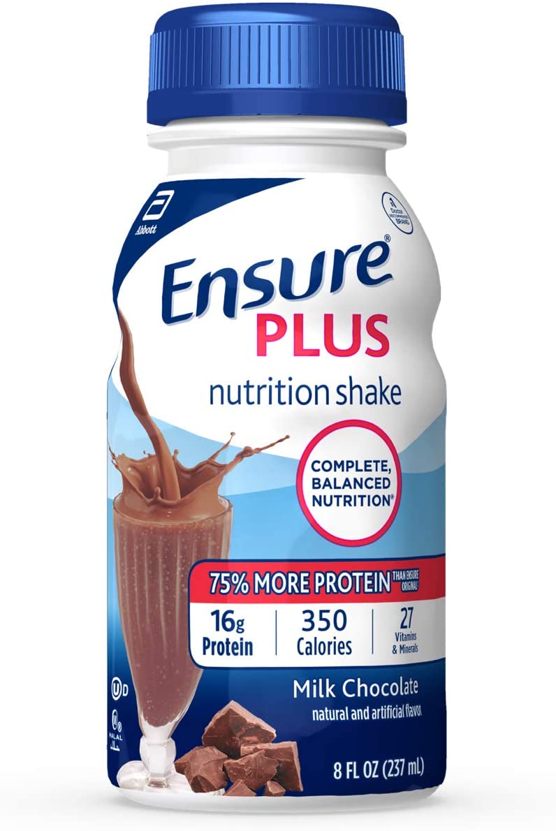 Ensure Plus Therapeutic Nutrition Shake - High Protein Meal Replacement for Adults & Seniors - Vanilla Flavor - Supports Weight Gain & Muscle Recovery - Ideal for Post-Surgery, Elderly Care & Active Lifestyles