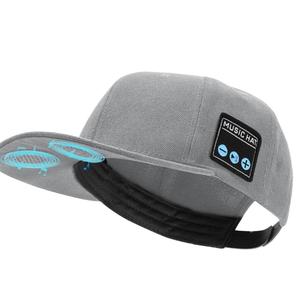 KKPLZZ Bluetooth Speaker Hat - Wireless Bluetooth 5.0 Adjustable Baseball Cap with Built-in Speaker for Men & Women - Perfect for Outdoor Sports, Running, Cycling & Street Fashion