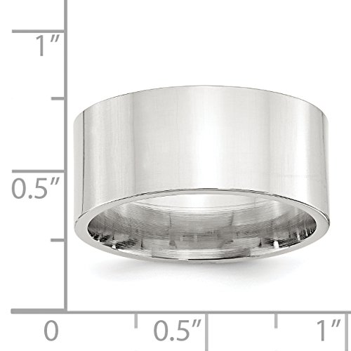 10mm Comfort Fit Sterling Silver Wedding Band Ring for Men & Women - Perfect for Engagements, Anniversaries, and Everyday Wear