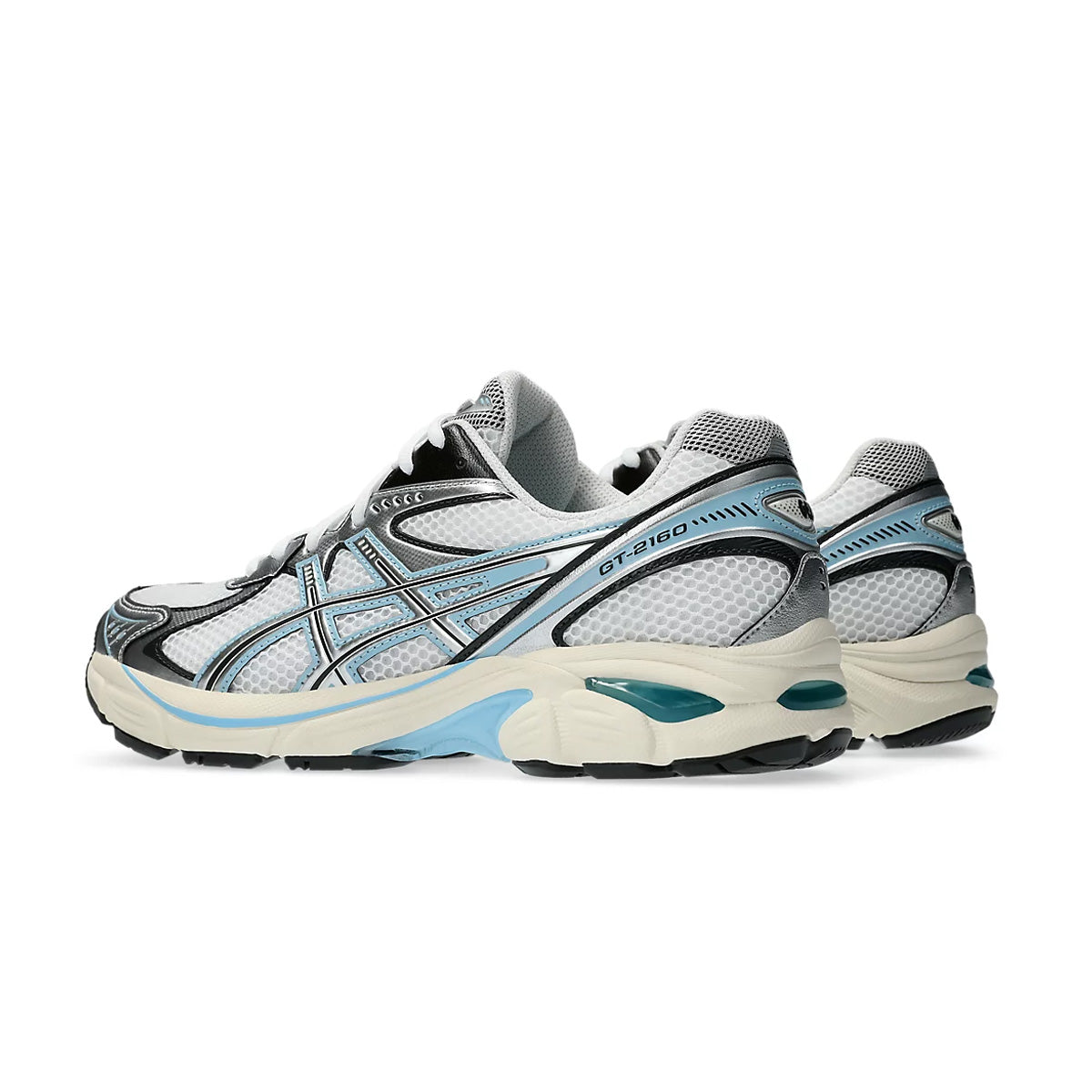 ASICS GT-2160 Running Shoes for Men - White Pure Silver | Lightweight Cushioned Sneakers for Jogging, Gym & Daily Wear