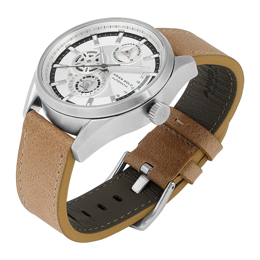 ARIES GOLD 500PCS Limited Edition Roadster G 9021 S W Men's Luxury Watch - Perfect for Business, Formal Events & Gift Giving