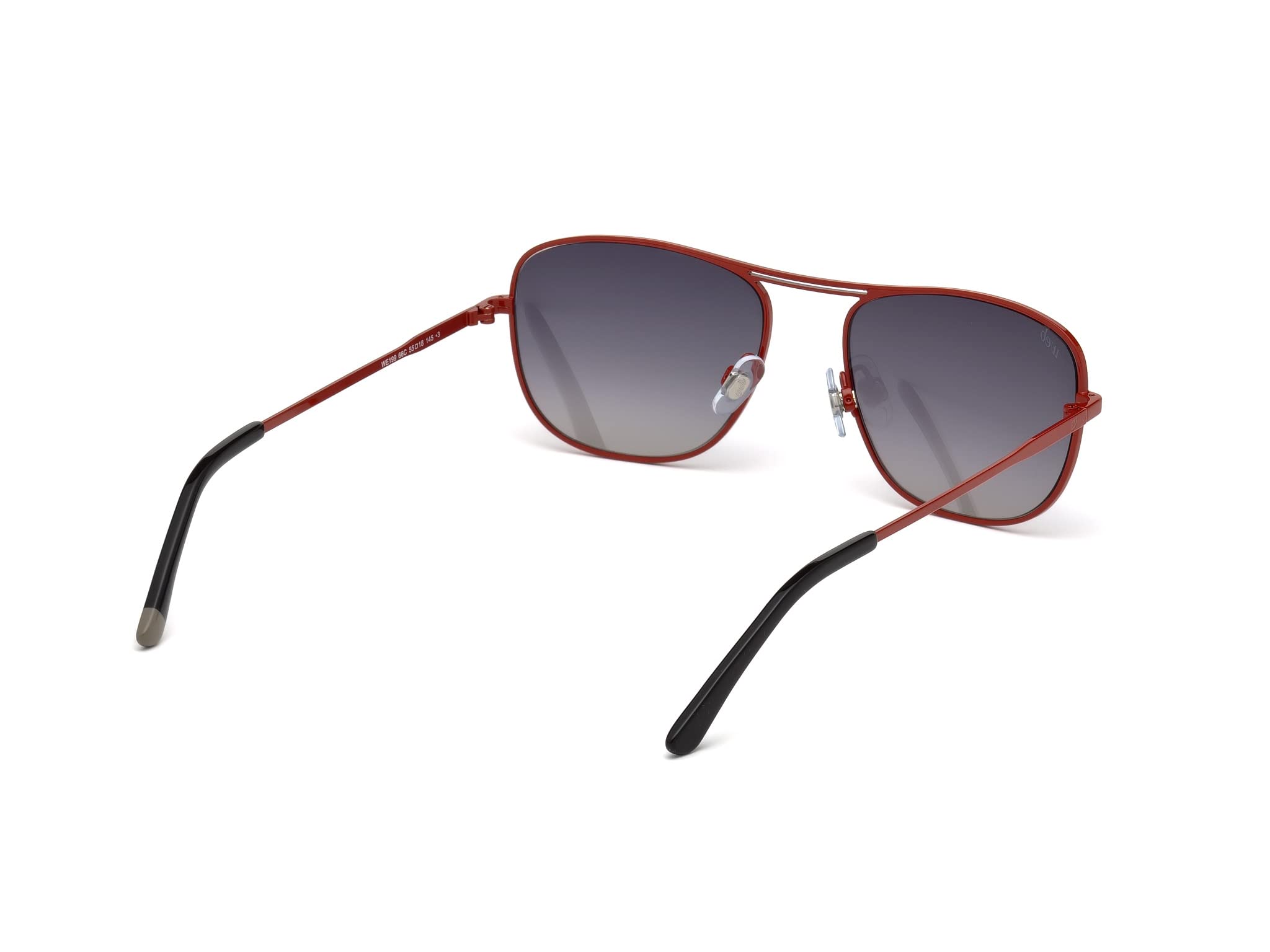 Unisex Adults WE0199 66C 55 Optical Frames in Red (ROSSO LUCFUMO SPECCHIATO) – Stylish & Lightweight Eyeglasses for Men & Women – Perfect for Reading, Work, and Everyday Fashion