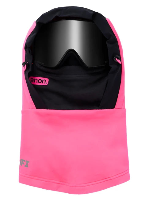 Anon MFI Certified Fleece Helmet Hood - Winter Ski & Snowboard Face Mask for Cold Weather Protection (2025 Model) - Perfect for Skiing, Snowboarding & Outdoor Winter Activities