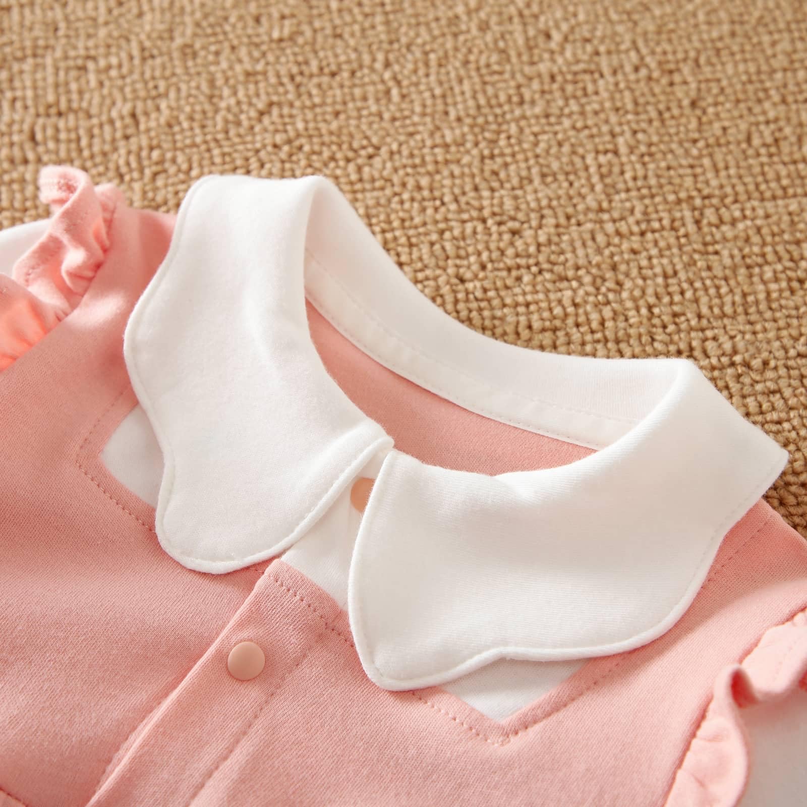 Adorable Bunny Romper Outfit for Newborn Baby Boys & Girls 0-18 Months - Long Sleeve Zipper Onesie with Rabbit Ears Hoodie - Perfect for Easter, Photoshoots & Playtime