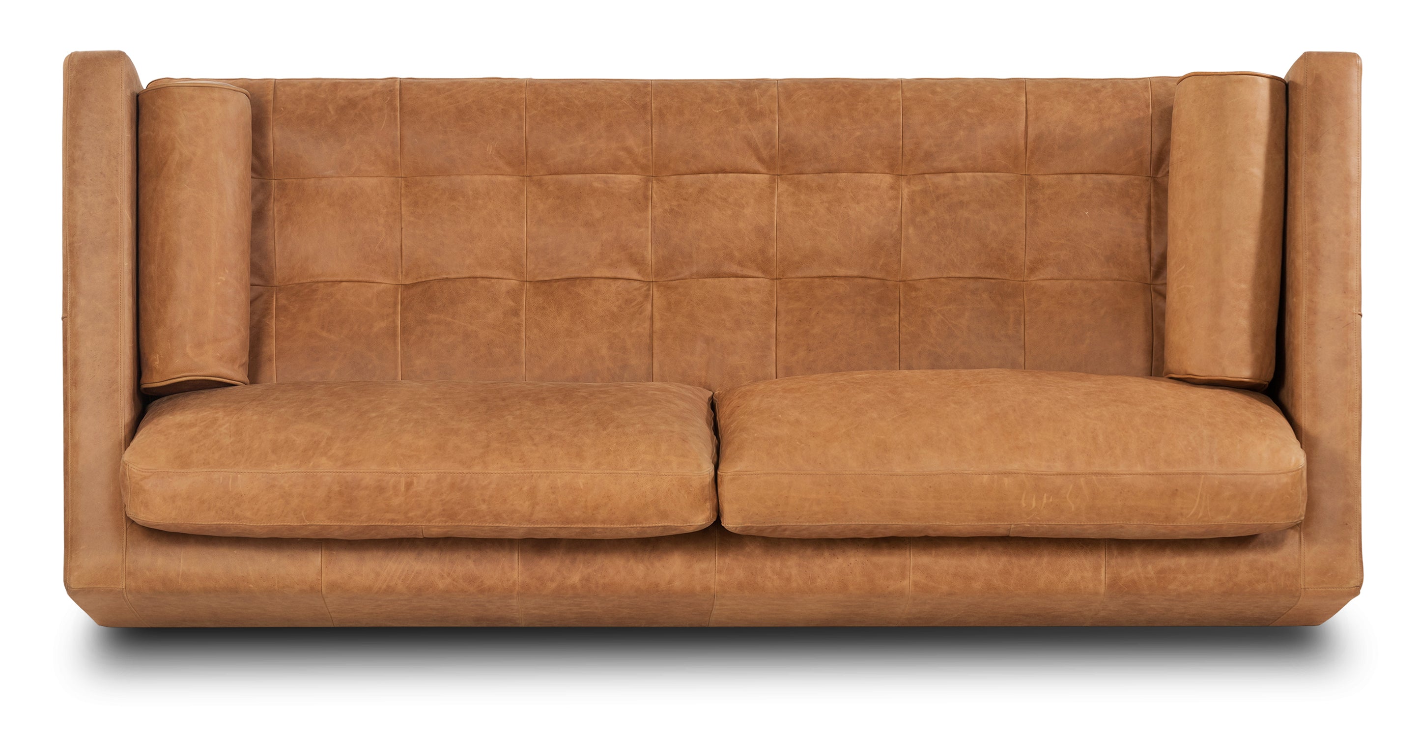 Premium Napa Leather Sofa - Modern Luxury Living Room Furniture for Home & Office - Perfect for Relaxing, Entertaining & Stylish Decor