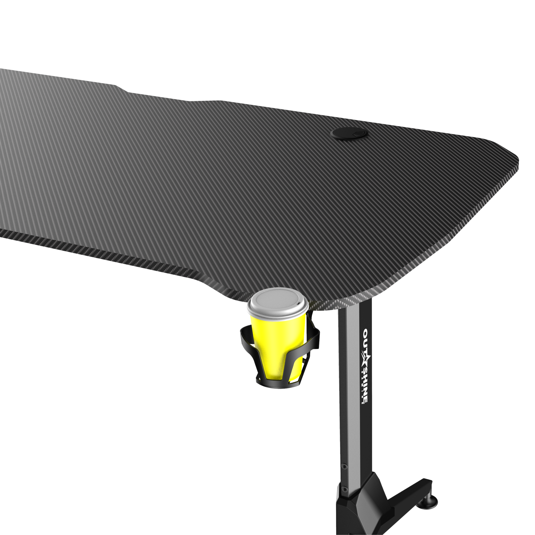 Premium 160cm Wide Gaming Desk - Ergonomic Computer Desk for PC & Console Gamers - Sturdy Home Office Workstation for Streaming & Esports - Perfect for Small Spaces & Multi-Monitor Setups