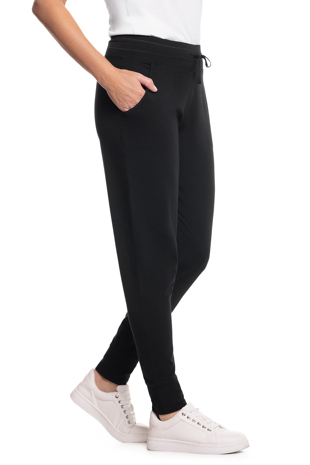 Coolibar UPF 50+ Women's Sun Protective Maho Weekend Pants - Lightweight Travel & Beach Pants for Hiking, Yoga, and Outdoor Activities